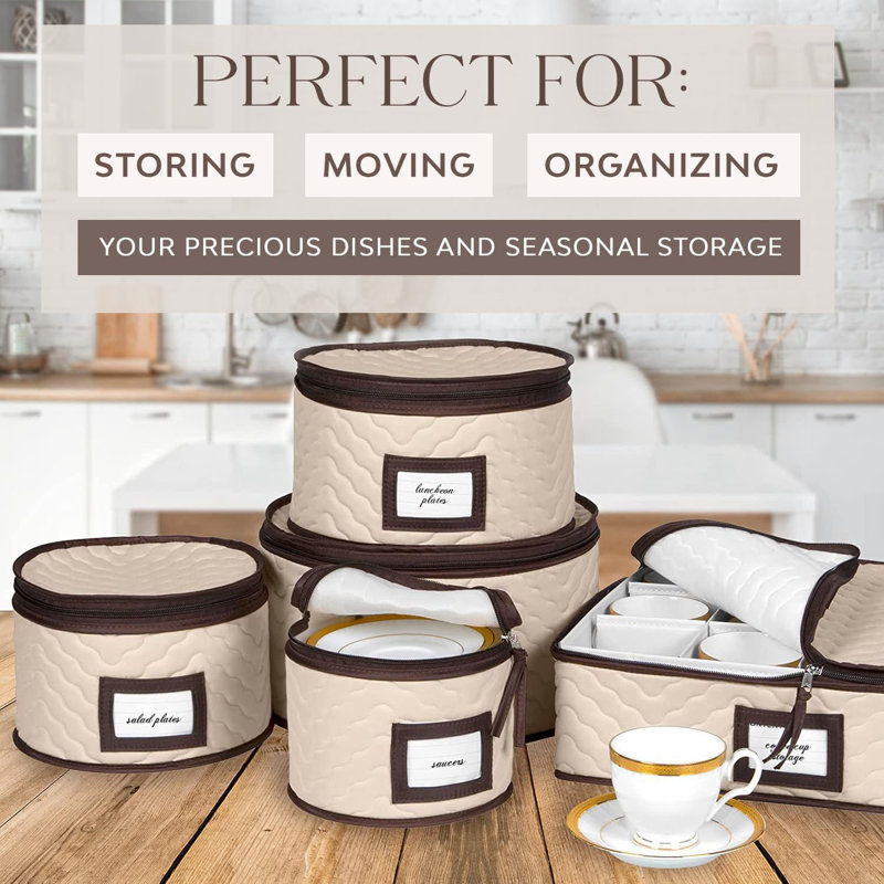 China Storage Containers 5-Piece Set Moving Boxes with dividers for Dinnerware