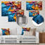 - Décoration murale abstraite en métal-99556210