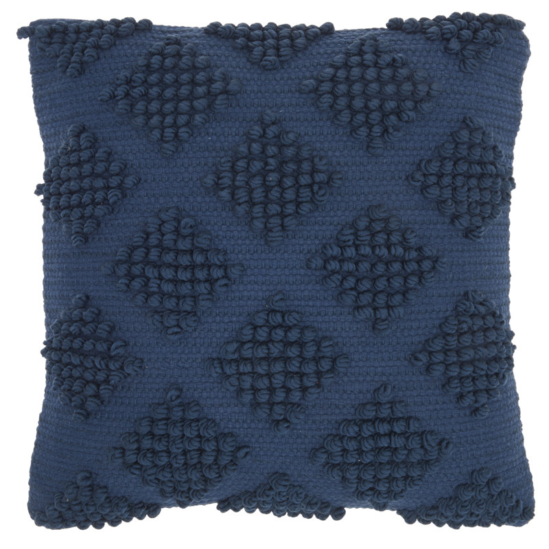  Square Pillow Cover & Insert, Navy