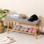 55% Cotton, And 45% Polyester Upholstered Bench