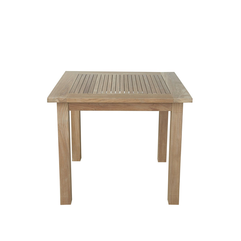 Grewitz Outdoor Square Teak Side Table