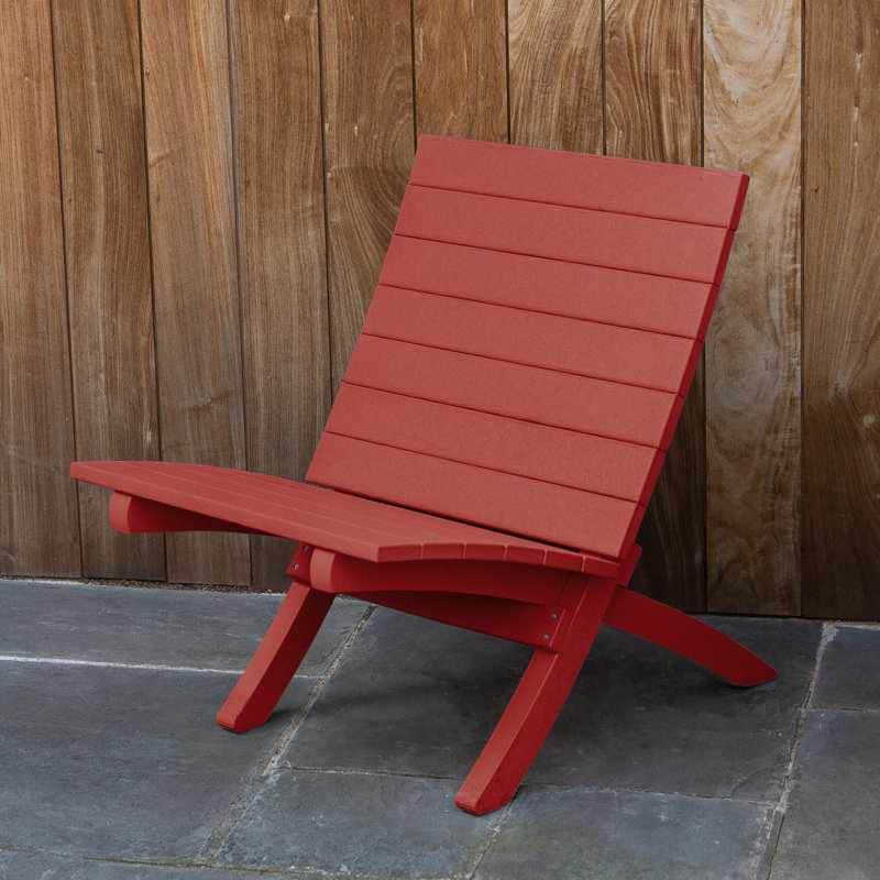 Chaise d'appoint Haven, Rouge cabine de bateau