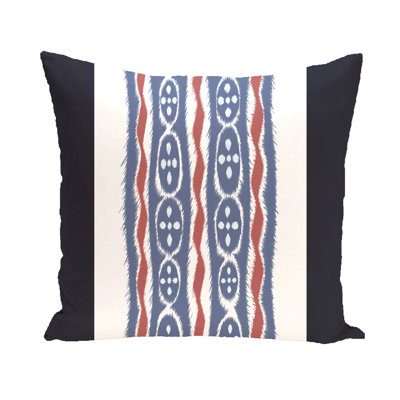 Housse et insert de coussin extérieur Ikat Ribbon