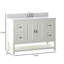 Ensemble de meuble-lavabo simple 48 po Hasler-1423794832