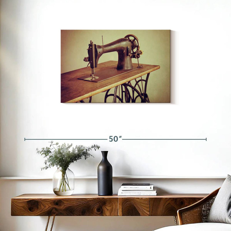 Senne Sewing Machine, 20" H x 30" W
