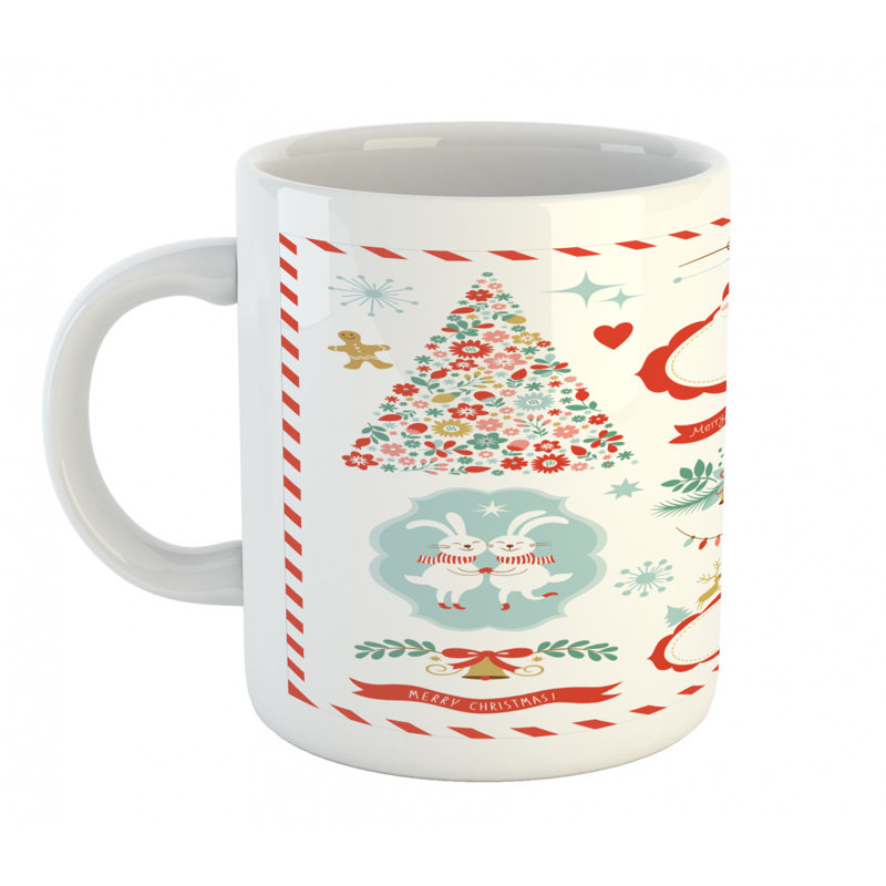 Grande tasse à café joyeuse célébration