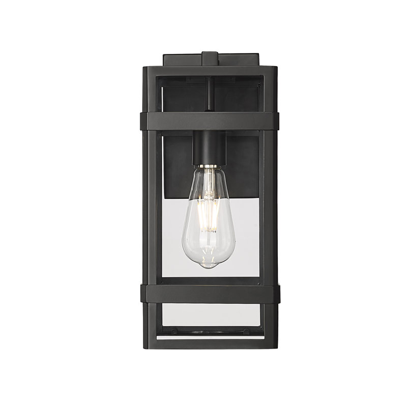 Applique murale d'extérieur 1 lumière Dawnridge, H 13,75 po x l 6 po x P 7,5 po