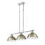 Luminaire suspendu linéaire 3 lumières Laramy-107150103-107150130