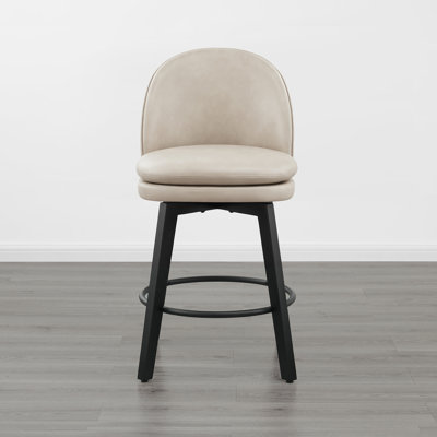 Tabouret de comptoir pivotant rembourré