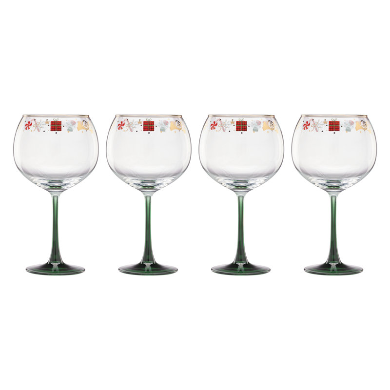 Lenox Nutcracker Ballet Balloon Wine Glasses, Set of 4