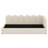 Twin Size Upholstered Daybed With Scallop-Shaped Guardrail And Pull-Out Bed, Velvet Sofa Bed, Metal Slatted Frame, Space-Saving Design-1239803461