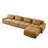 153" L-Shaped Modular Sectional Sofa-875790459