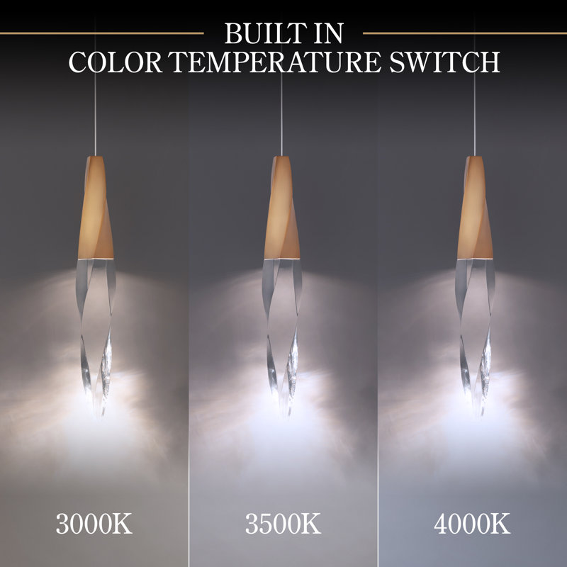 Kindjal 14 - Light LED Pendant, Aged Brass