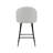 Analuiza Upholstered Counter Stool with Metal Frame