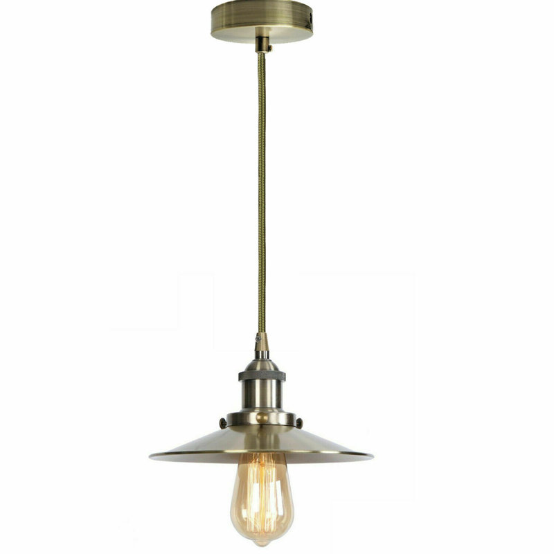 North Waterboro 1 - Light Single Pendant, Green Brass