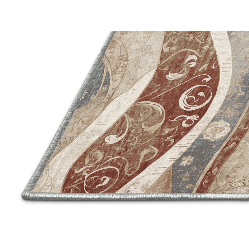Terra Bloom Rug, Square 4'