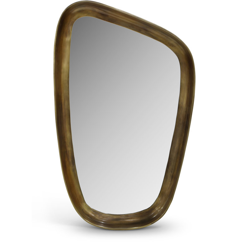 Auberge Mirror, Antique Brass