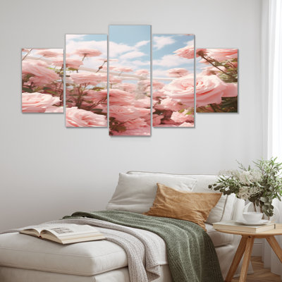 Duxbury - Roses Wall Art Set 5 Piece
