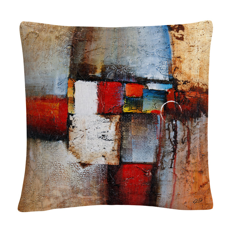 Coussin décoratif maîtres Fine Art Cube Abstract Vi