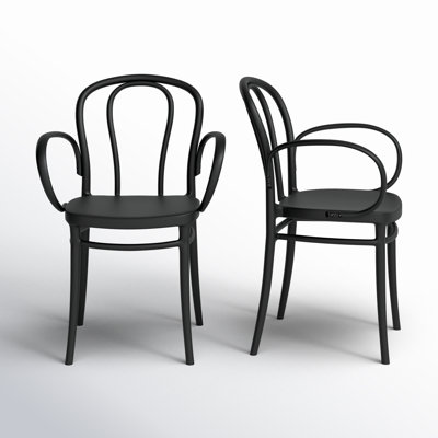 Chaise d'appoint empilable pour patio Farrah