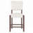 Upholstered Barstools with Solid Wood Legs-1231093012