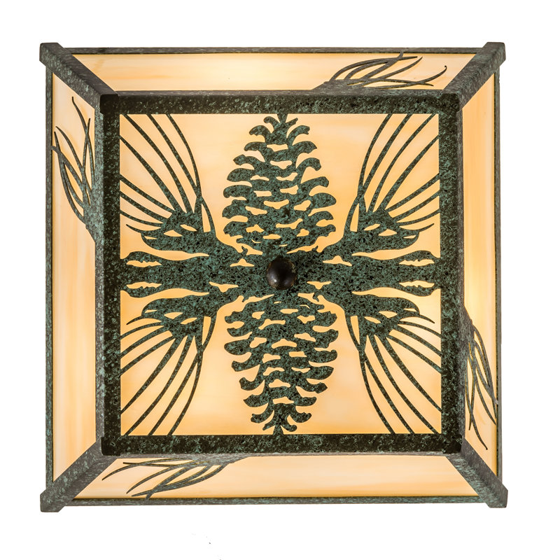 Mountain Pine 3 - Light Semi Flush Mount