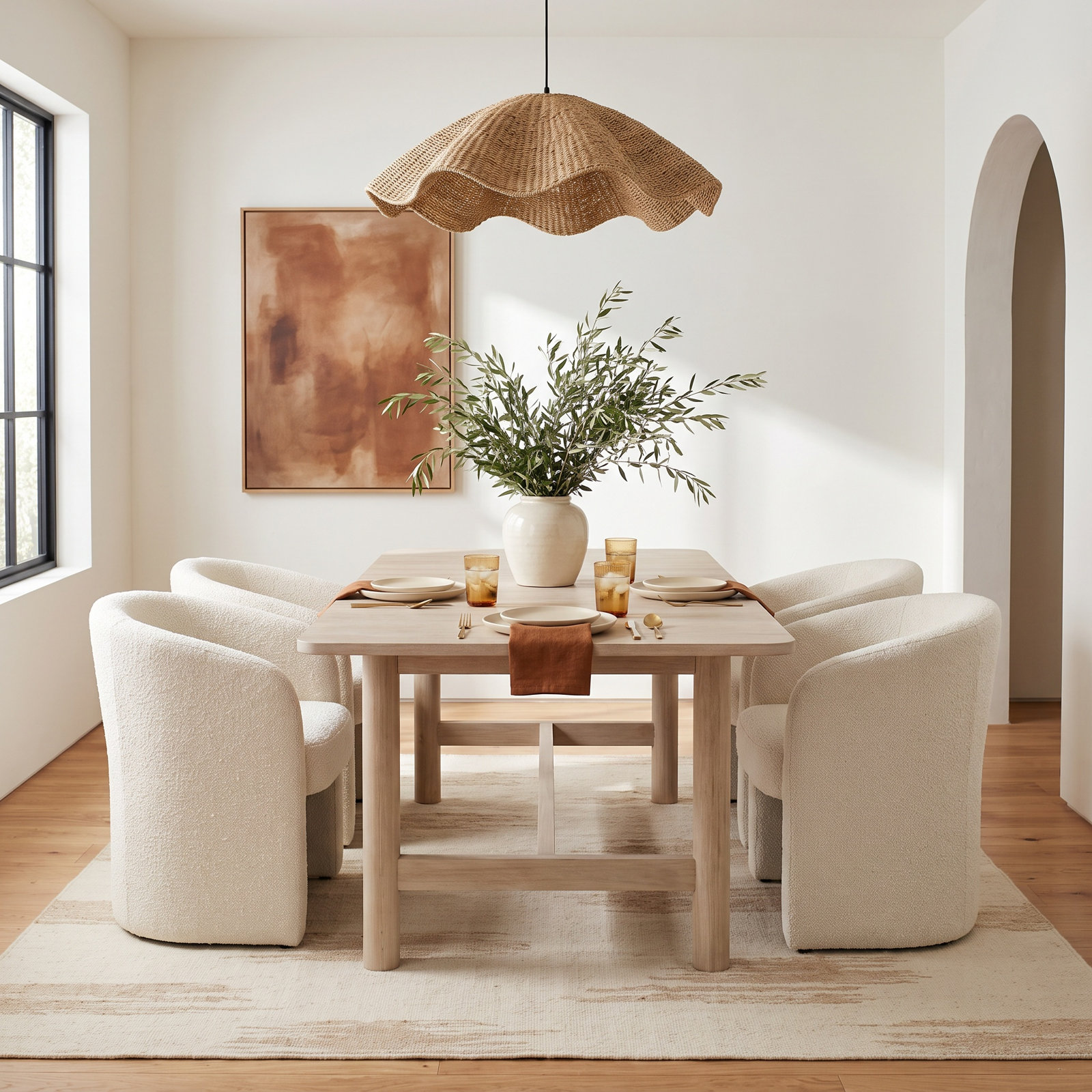Coleson 78 " Oak Dining Table