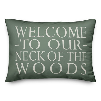 Housse de coussin rectangulaire d’extérieur welcome/insert