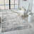 Conrado Performance Modern Industrial Abstract Blue/Gray/Multicolor Rug-419522705