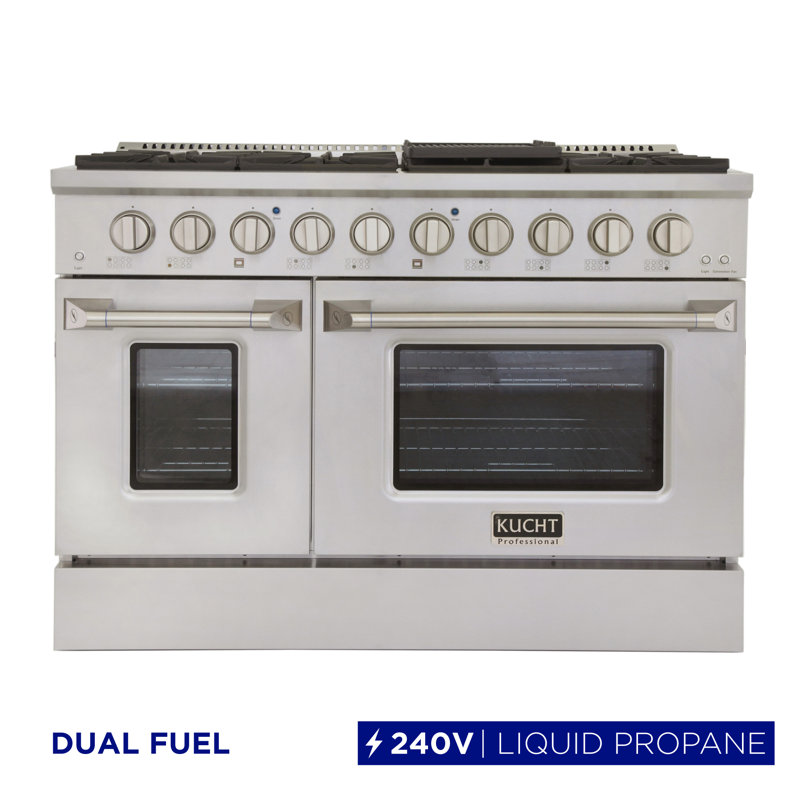 Kucht 48" 6.7 Cubic Feet Range, Liquid Propane, Stainless Steel
