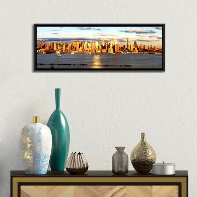 "gratte-ciels en ville, manhattan, new york city, new york state, états-unis #6" , reproduction de photo sur toile tendue