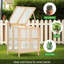 Structure froide pliable pour jardin - Structure à double couche pour une serre portative à croissance végétale améliorée avec petites plantes en bois à 2 niveaux