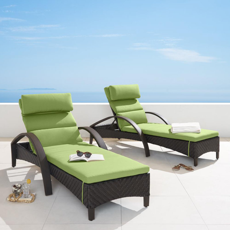 Coussins Sunbrella de Kechia, Toile Sunbrella® ginkgo