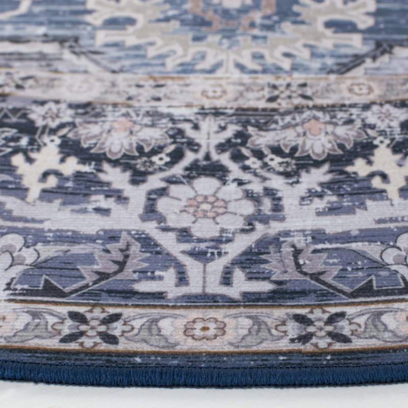 Tapis oriental bleu / gris czarnetzki, Rond 6 pi