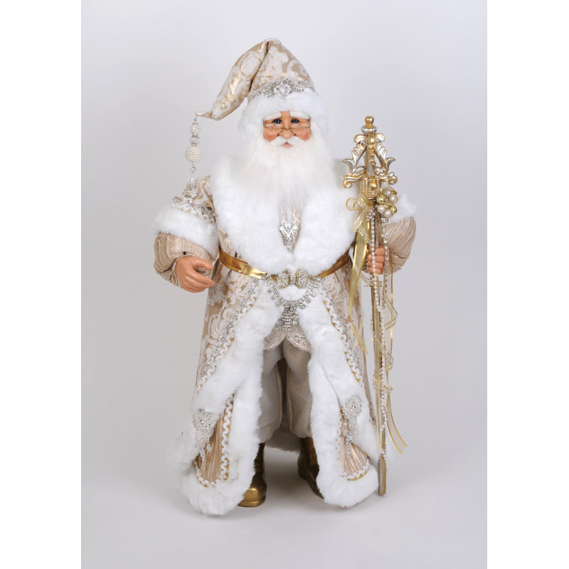 Père Noël couture or lumineux