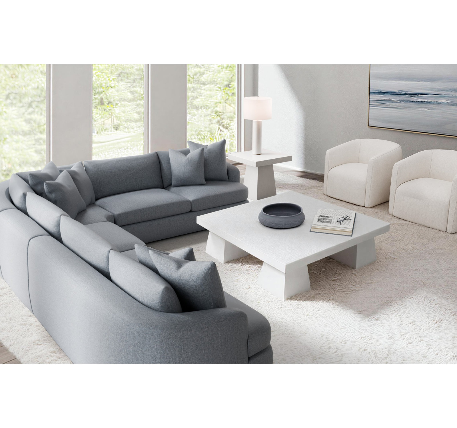 Jules Upholstered L-Sectional, 1697-034