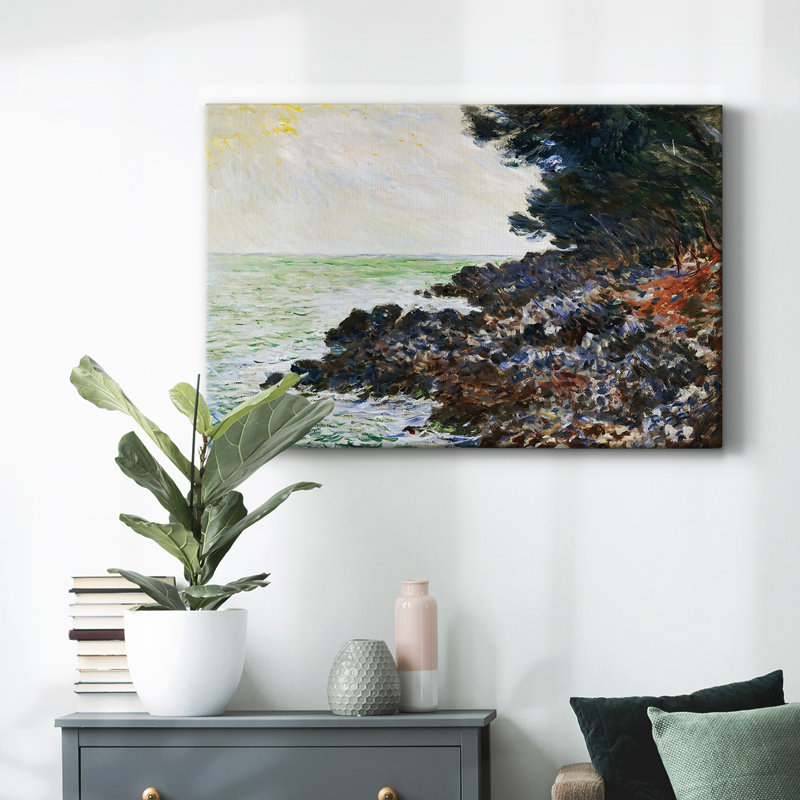 Cap Martin, 1884 02-Gallery Wrapped Canvas, 12" H x 18" W