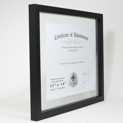 Bittner Black Document Picture Frame