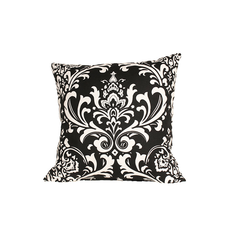 Royal Damask Damask Reversible, Black