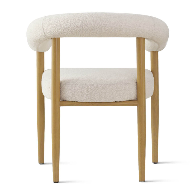 Solaze Beige Dining Chairs Set of 2 with Arms