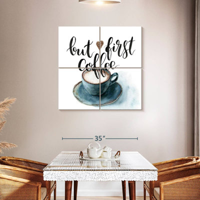 Tergel But First Coffee Cafe Quote
