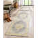 Tapis jaune à médaillon Eusebio Prixa