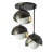 Brooklyn 3 - Light Double Shade Semi Flush Mount-66074555-66074544