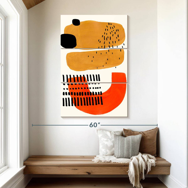 Avery Mid Century Smile, H 50 po x l 32 po