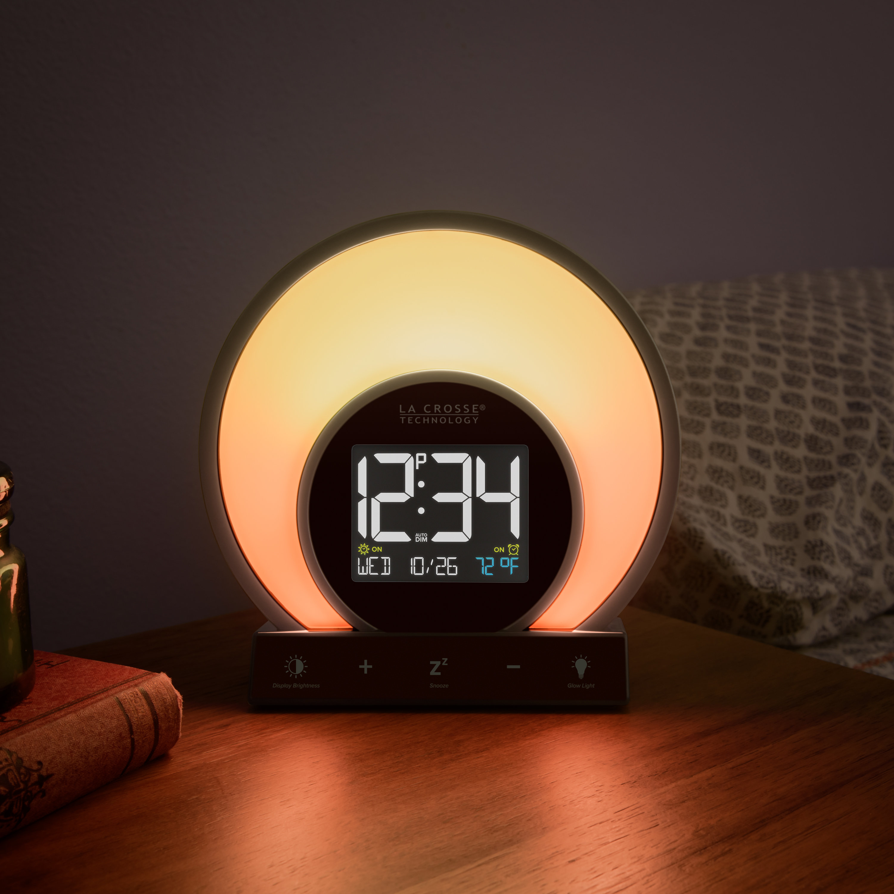 La Crosse Technology Mood Light Electric Alarm Tabletop Clock & Reviews Wayfair