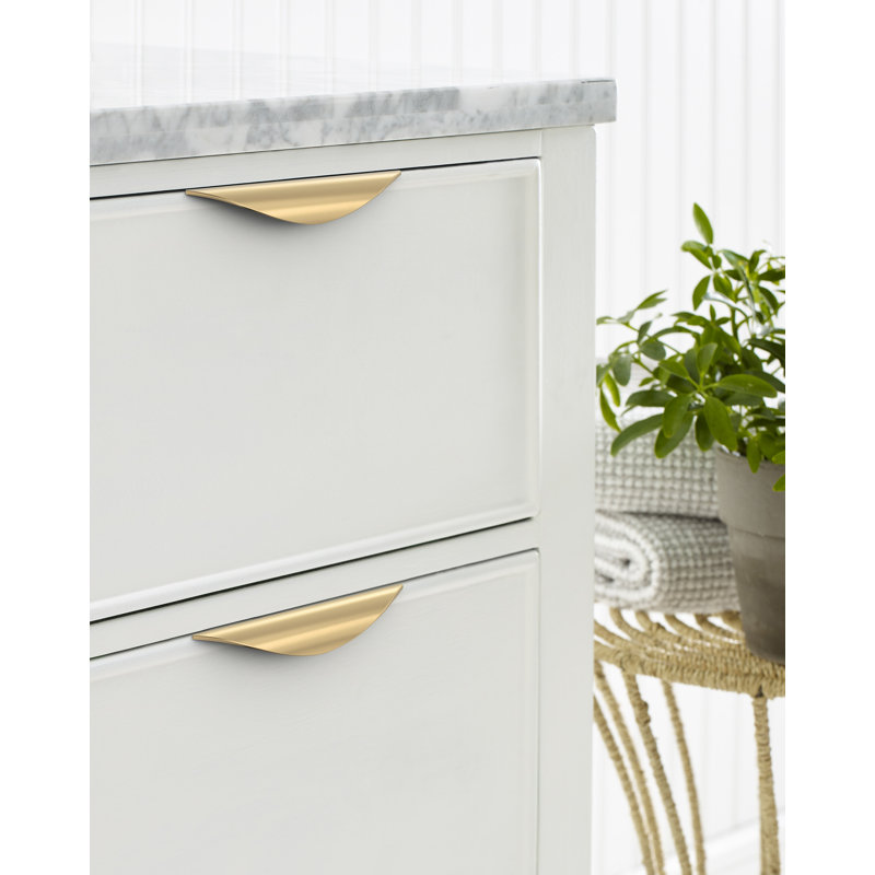 Poignée d'armoire bronze champagne de centre à centre de 3 pouces (76 mm) par paquet de 25, 3", Bronze champagne