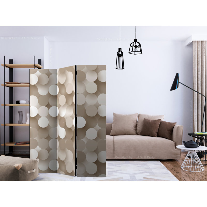 Gamsaragan 172cm H Folding Room Divider, 3