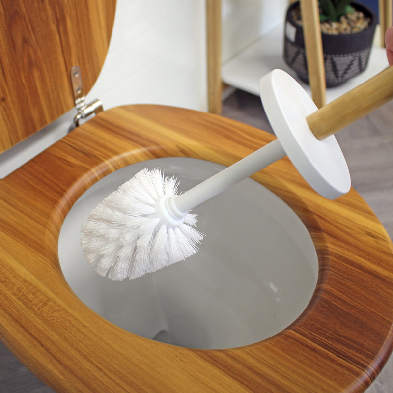 Richae Free Standing Toilet Paper Holder, White