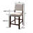 25.25'' H Linen Upholstered Parsons Chair