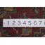 Tapis de couloir oriental rouge 3x8